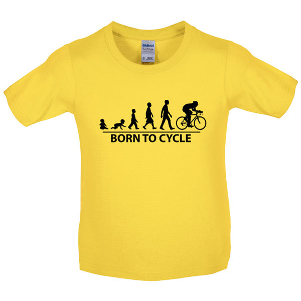 Born to Cycle Kids T Shirt