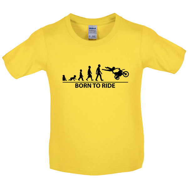 Born to ride Moto X Kids T Shirt