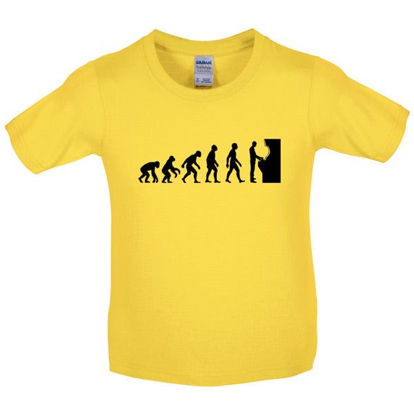 Evolution of Man Arcade Gamer Kids T Shirt