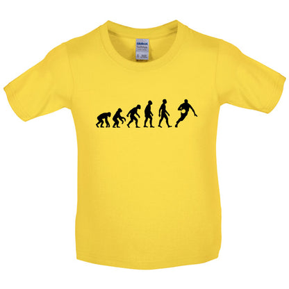 Evolution of Man Basketball Kids T Shirt