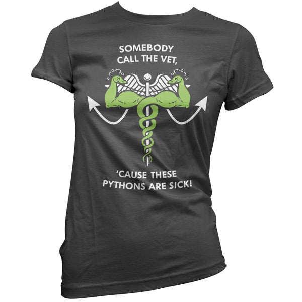 Call the Vet - These Pythons are Sick! T Shirt