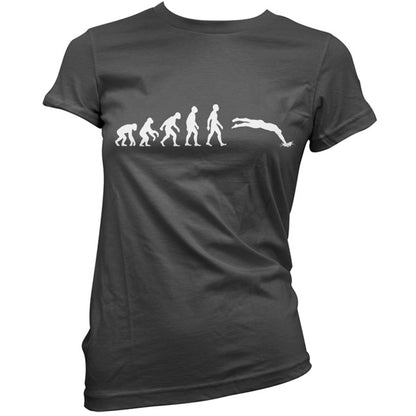 Evolution of Man Swimming T Shirt