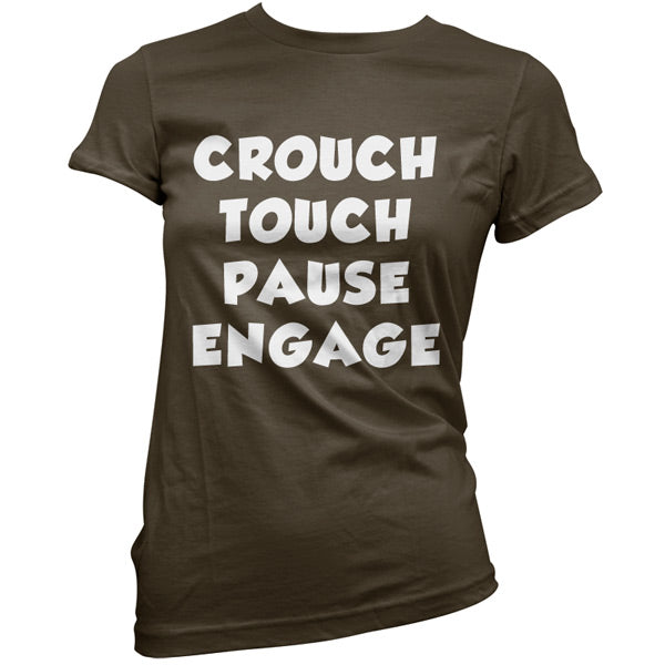 Crouch touch pause Engage Rugby T Shirt