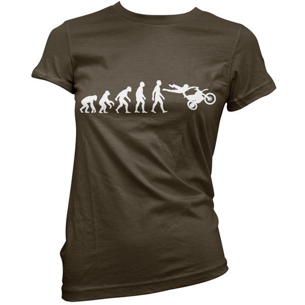 Evolution of Man Motocross T Shirt