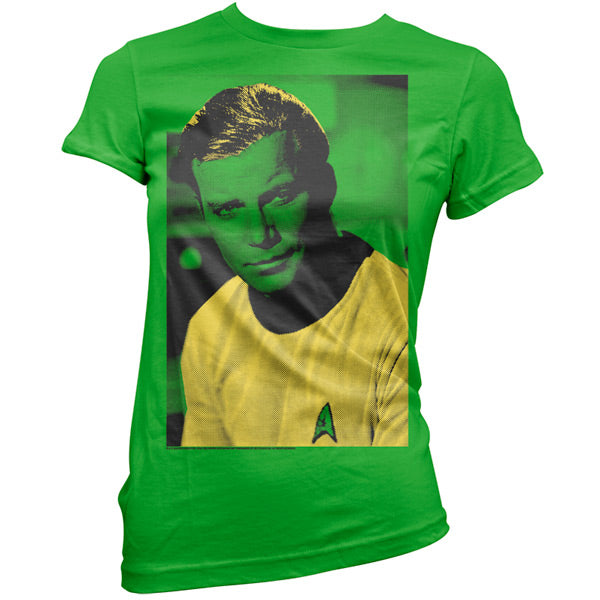 'Halftone' Kirk Star Trek T Shirt