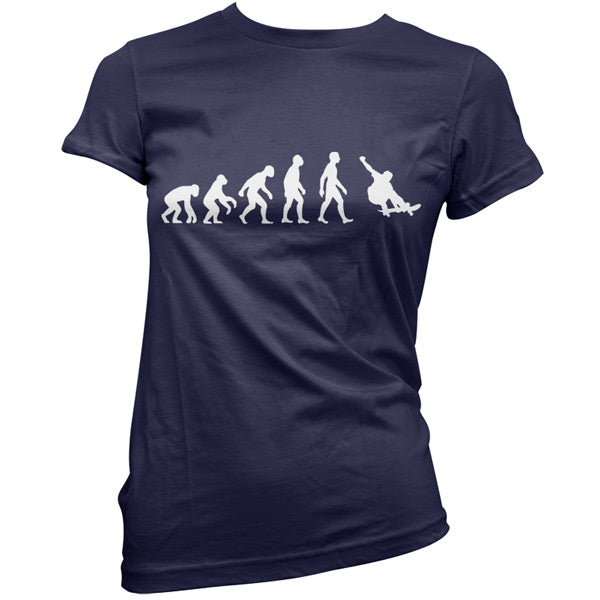 Evolution of Man Skateboarding T Shirt