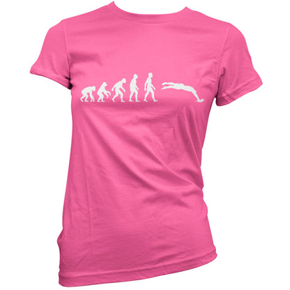 Evolution of Man Swimming T Shirt