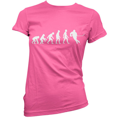 Evolution of Man Ice Hockey T Shirt