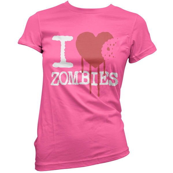 I Love Zombies T Shirt