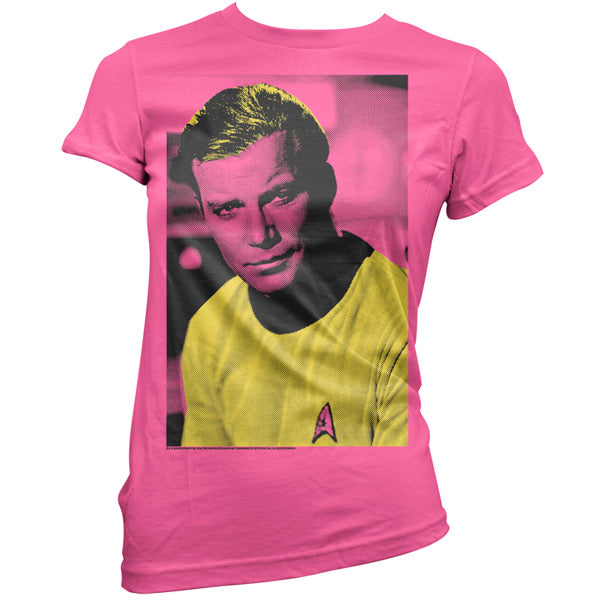 'Halftone' Kirk Star Trek T Shirt