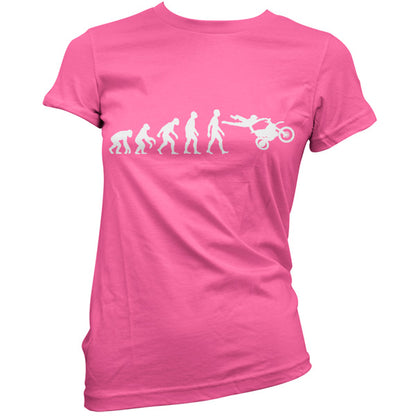 Evolution of Man Motocross T Shirt