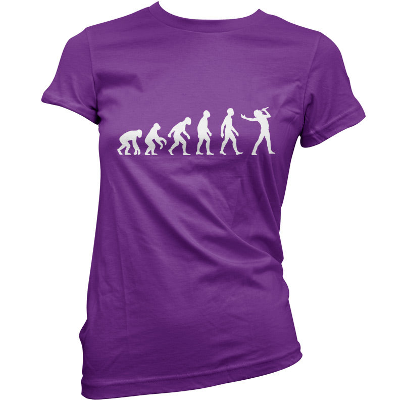 Evolution of Man Singer T Shirt