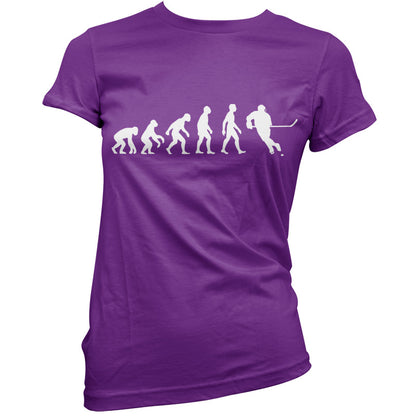 Evolution of Man Ice Hockey T Shirt