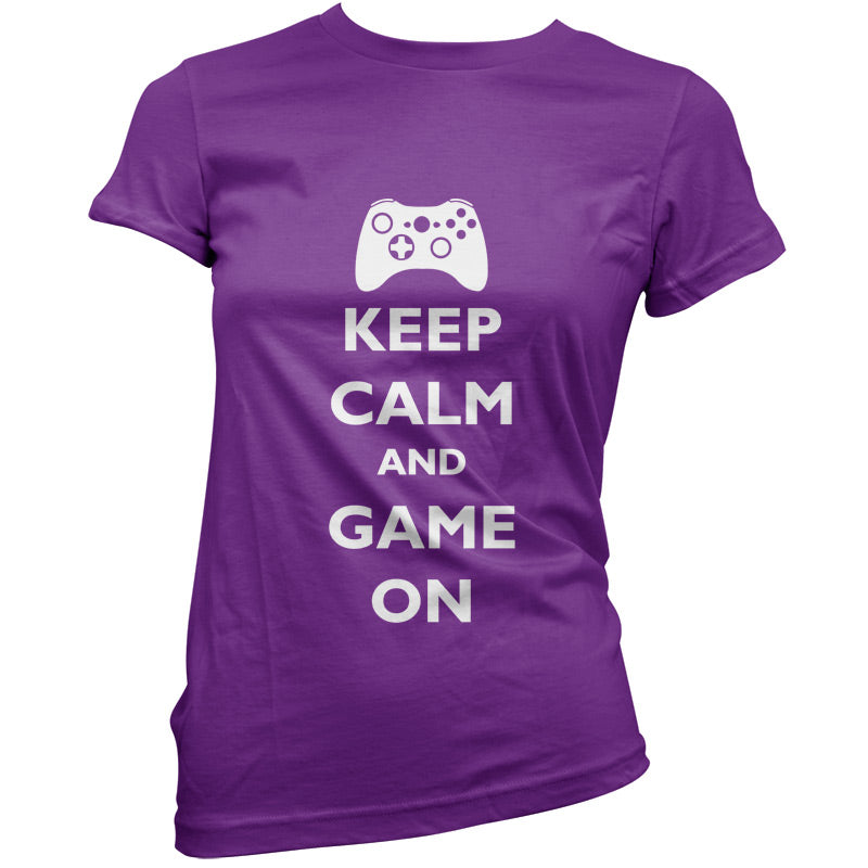 Keep calm and Game on T Shirt