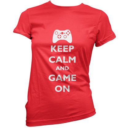 Keep calm and Game on T Shirt