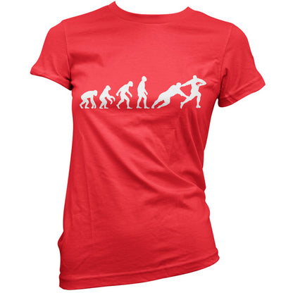 Evolution of Man Rugby T Shirt