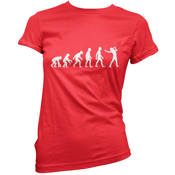 Evolution of Man Singer T Shirt