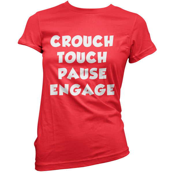 Crouch touch pause Engage Rugby T Shirt