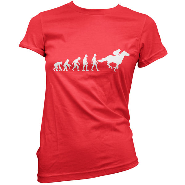 Evolution of Man Horse Riding T Shirt