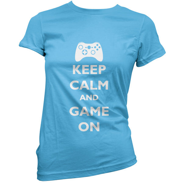 Keep calm and Game on T Shirt