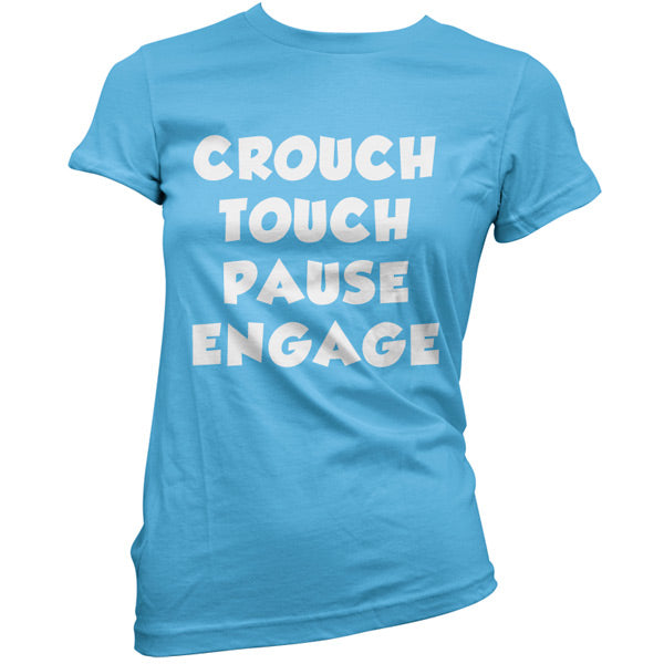 Crouch touch pause Engage Rugby T Shirt