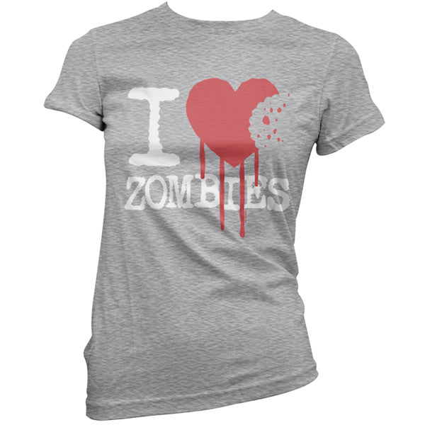 I Love Zombies T Shirt