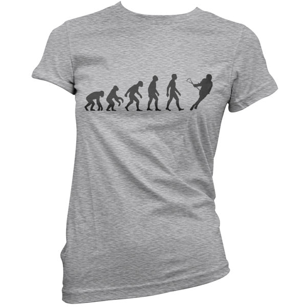 Evolution of Man Lacrosse T shirt