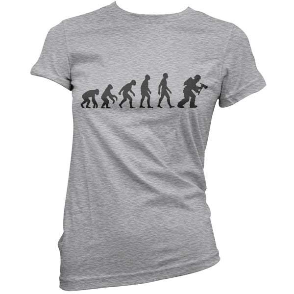 Evolution of Man Firefighter T Shirt