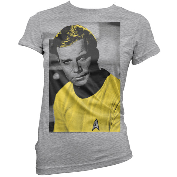 'Halftone' Kirk Star Trek T Shirt