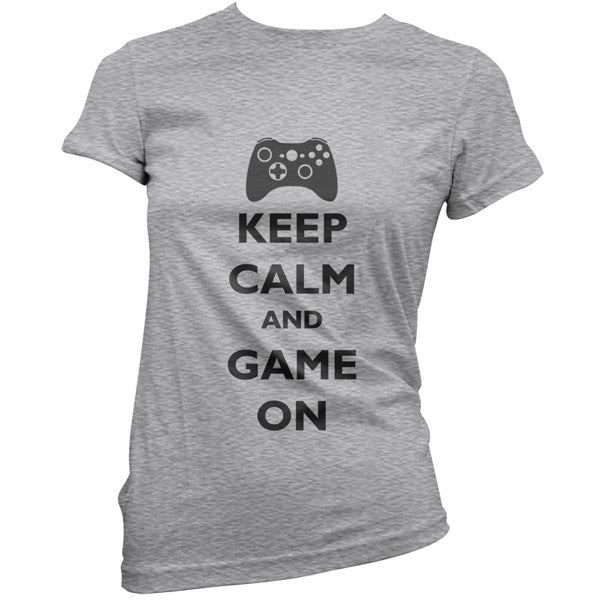 Keep calm and Game on T Shirt