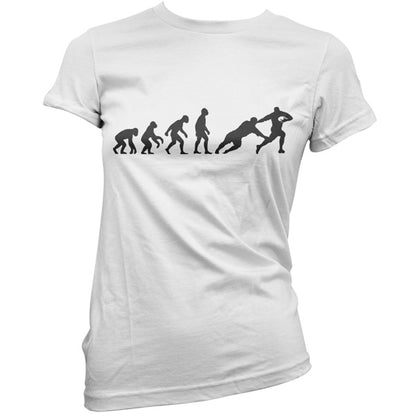 Evolution of Man Rugby T Shirt