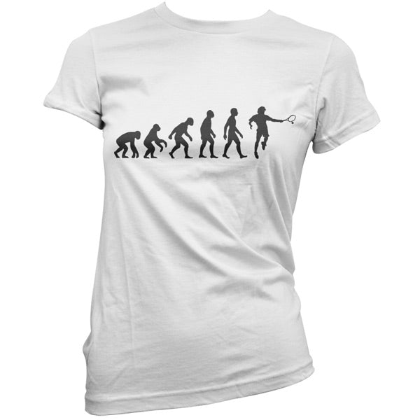 Evolution of Man Tennis T Shirt