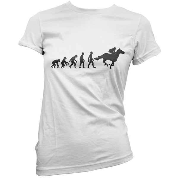 Evolution of Man Horse Riding T Shirt