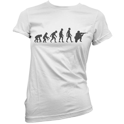 Evolution of Man Soldier T shirt