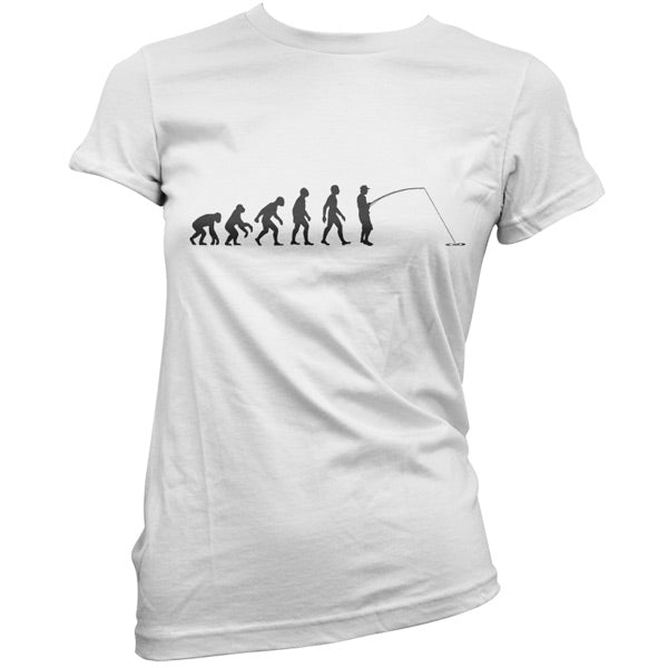 Evolution of Man Fishing T Shirt