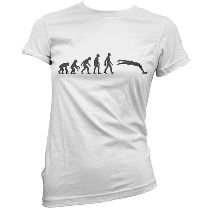 Evolution of Man Swimming T Shirt