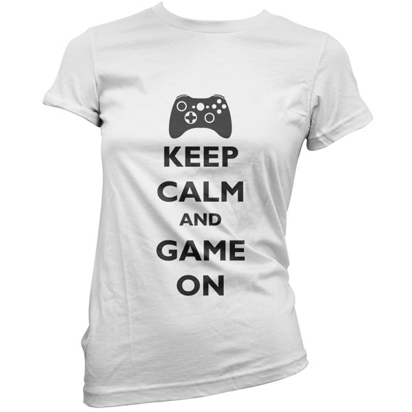 Keep calm and Game on T Shirt