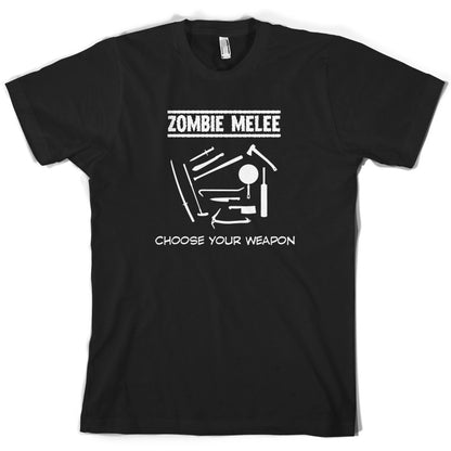 Zombie Melee Choose Your Weapon T Shirt