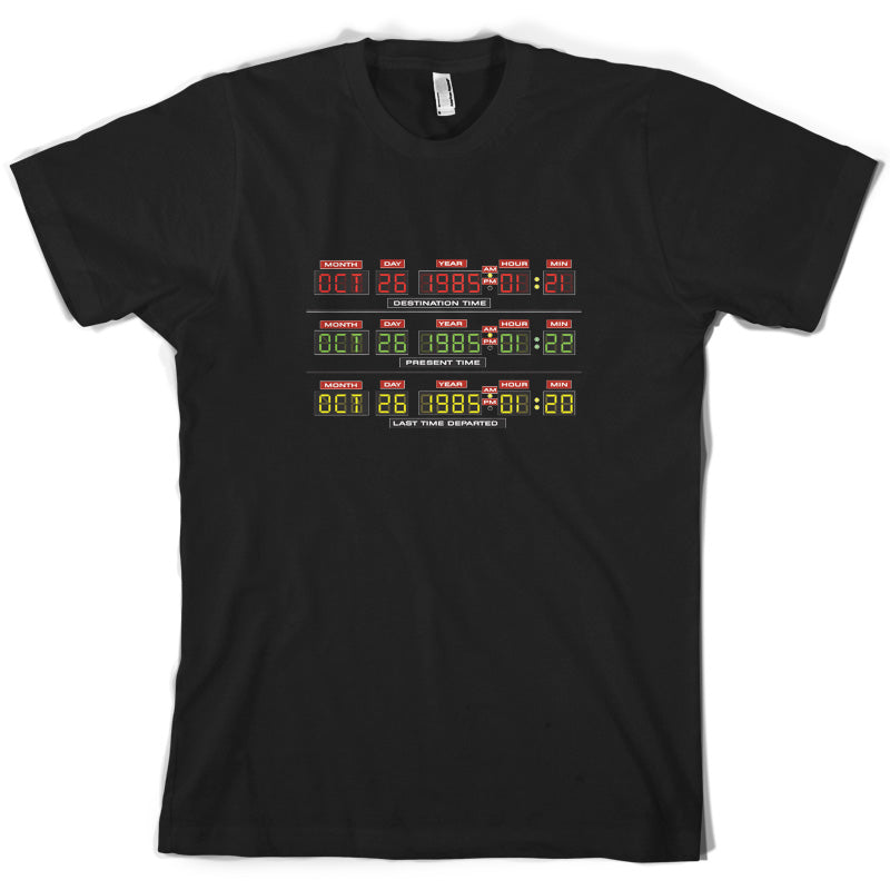 Deloreon Time Machine Circuits T Shirt