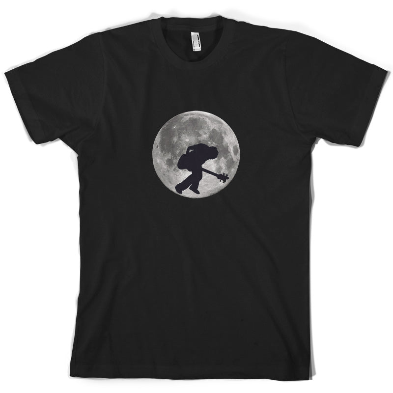 Bass Player Moon T Shirt