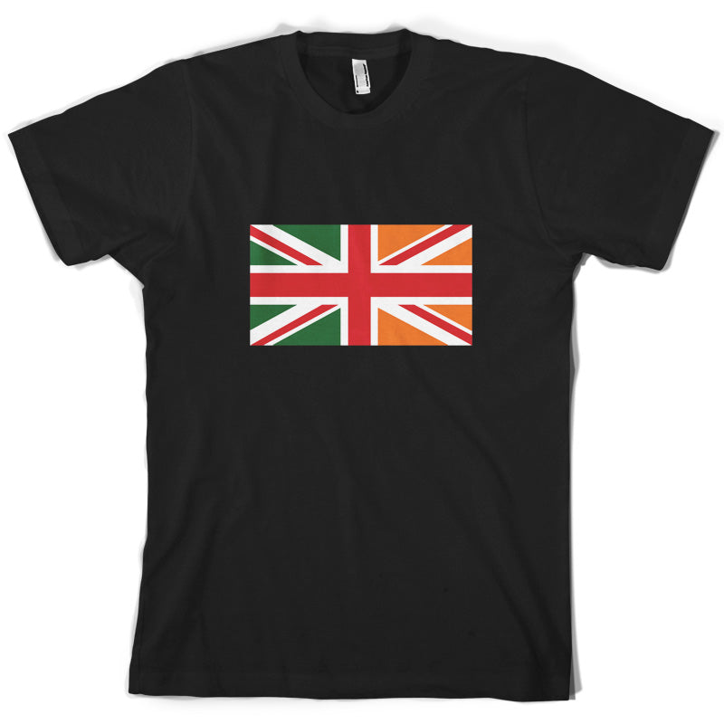 Irish Union Jack Flag T Shirt