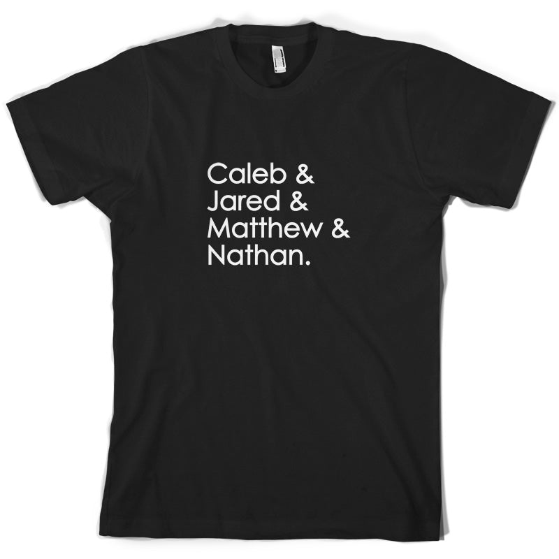 Caleb & Jared & Matthew & Nathan T Shirt