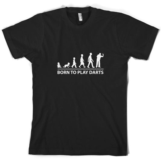 Born To Play Darts T Shirt