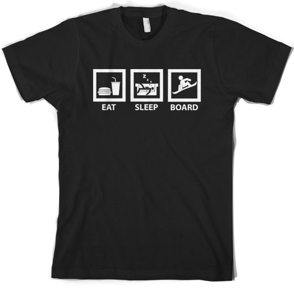 Eat Sleep Snowboarding T Shirt