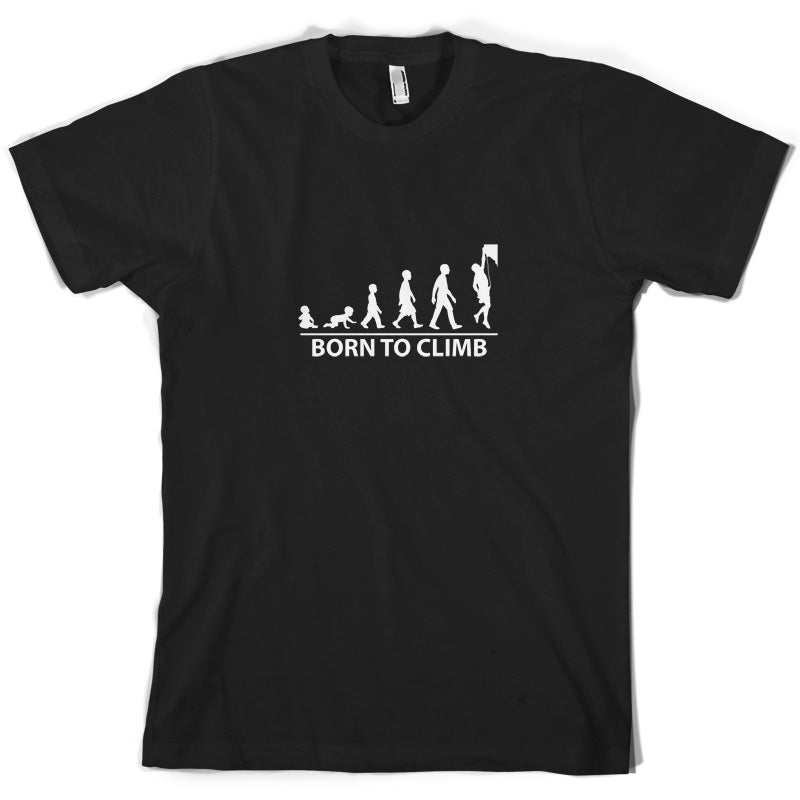 Born To Climb (Rock Climb) T Shirt