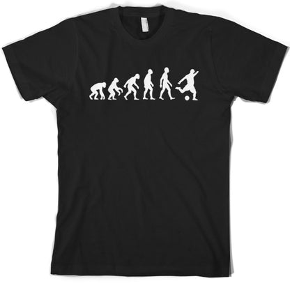 Evolution of Man Football T Shirt