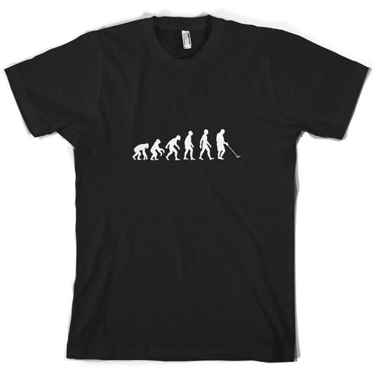 Evolution Of Man Metal Detector T Shirt