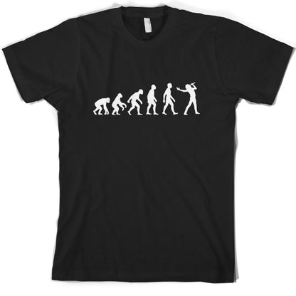 Evolution of Man Singer T Shirt