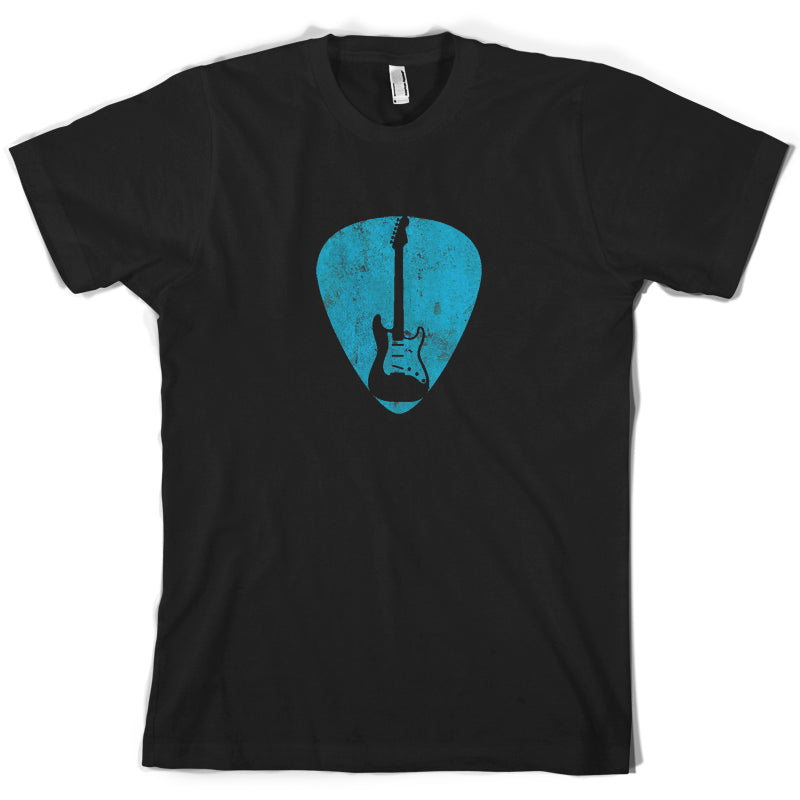 Guitar Pick Full Silhouette T Shirt