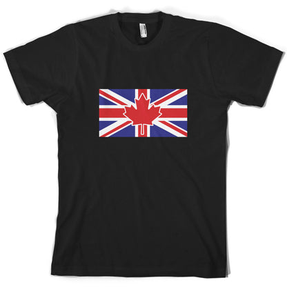 Canadian Union Jack Flag T Shirt